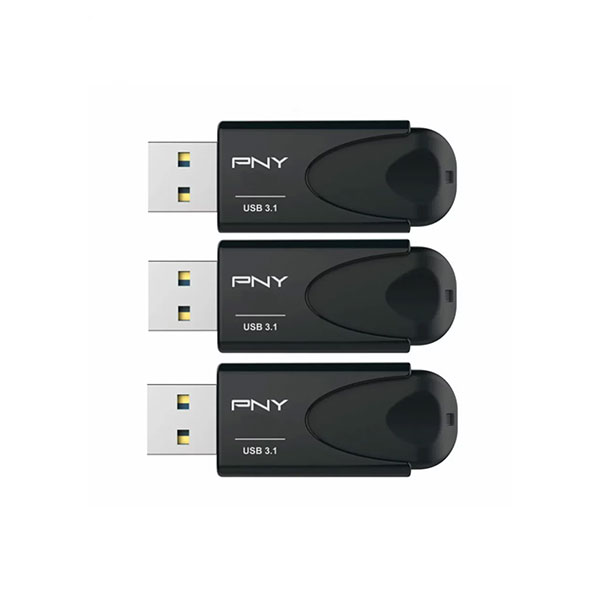فلش مموری USB 3.1 پی ان وای مدل PNY FD32GATT431KKKX3-EF 32GB بسته 3 عددی