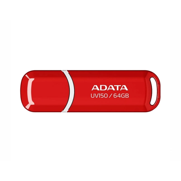 فلش مموری USB 3.2 ای دیتا مدل ADATA UV150 64GB قرمز