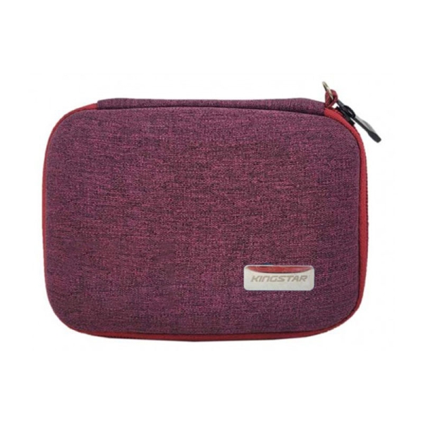 کیف هارد اکسترنال کینگ استار مدل KingStar K-BAG124S PRO زرشکی